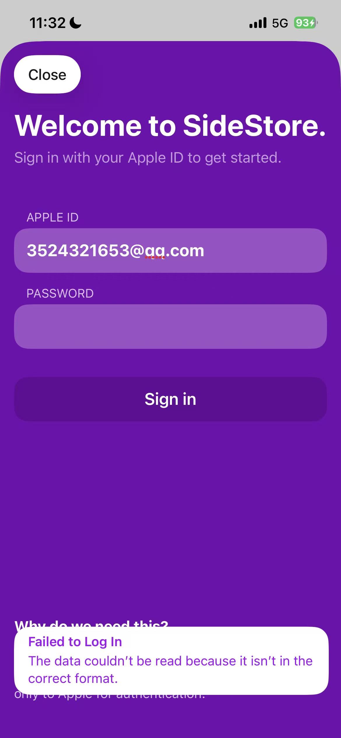 sidestore软件对apple-签名证书api解析错误